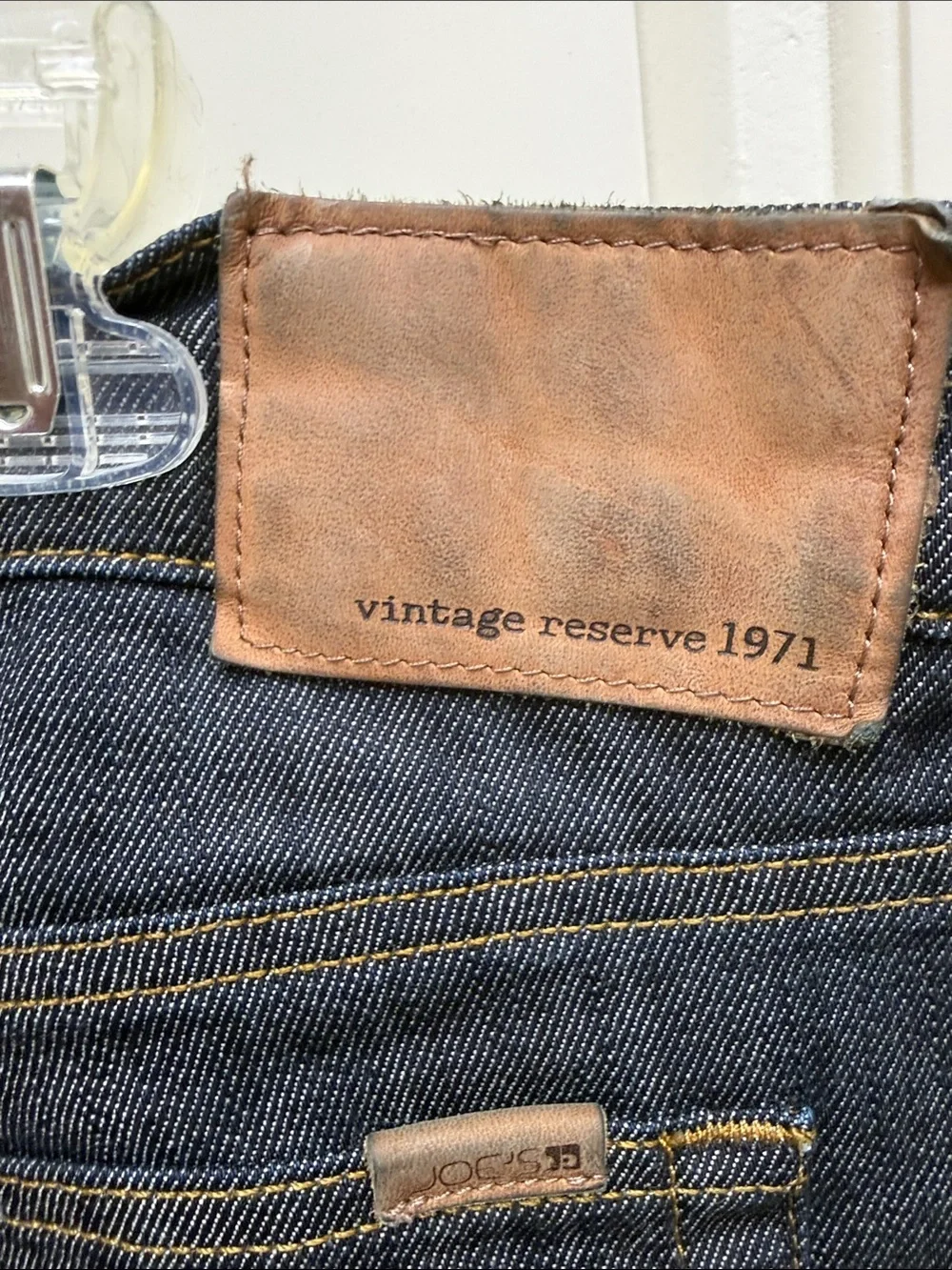 PAIGE Men's Navy Relaxed Straight Jeans